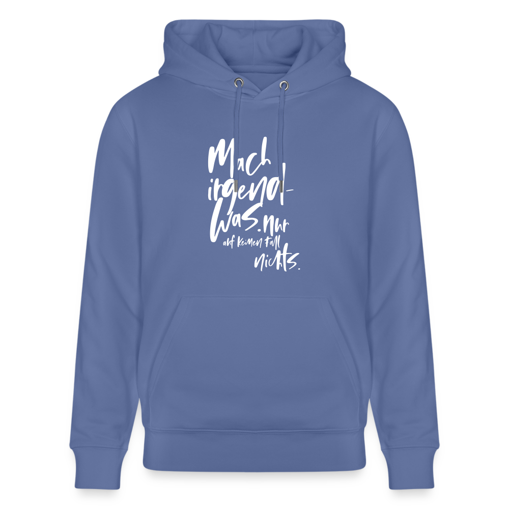 Hoodie mit Spruch Irgendwas (unisex) - Blau