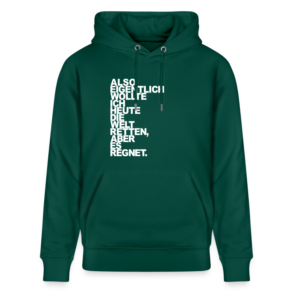 Hoodie mit Spruch Regen (unisex) - Forest