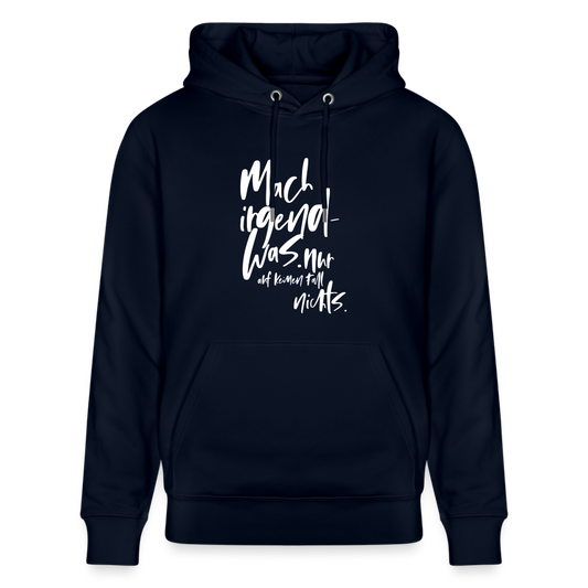 Hoodie mit Spruch Irgendwas (unisex) - Navy