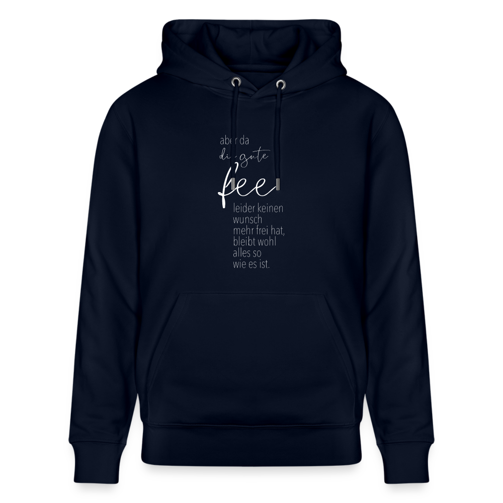Hoodie mit Spruch Fee (unisex) - Navy