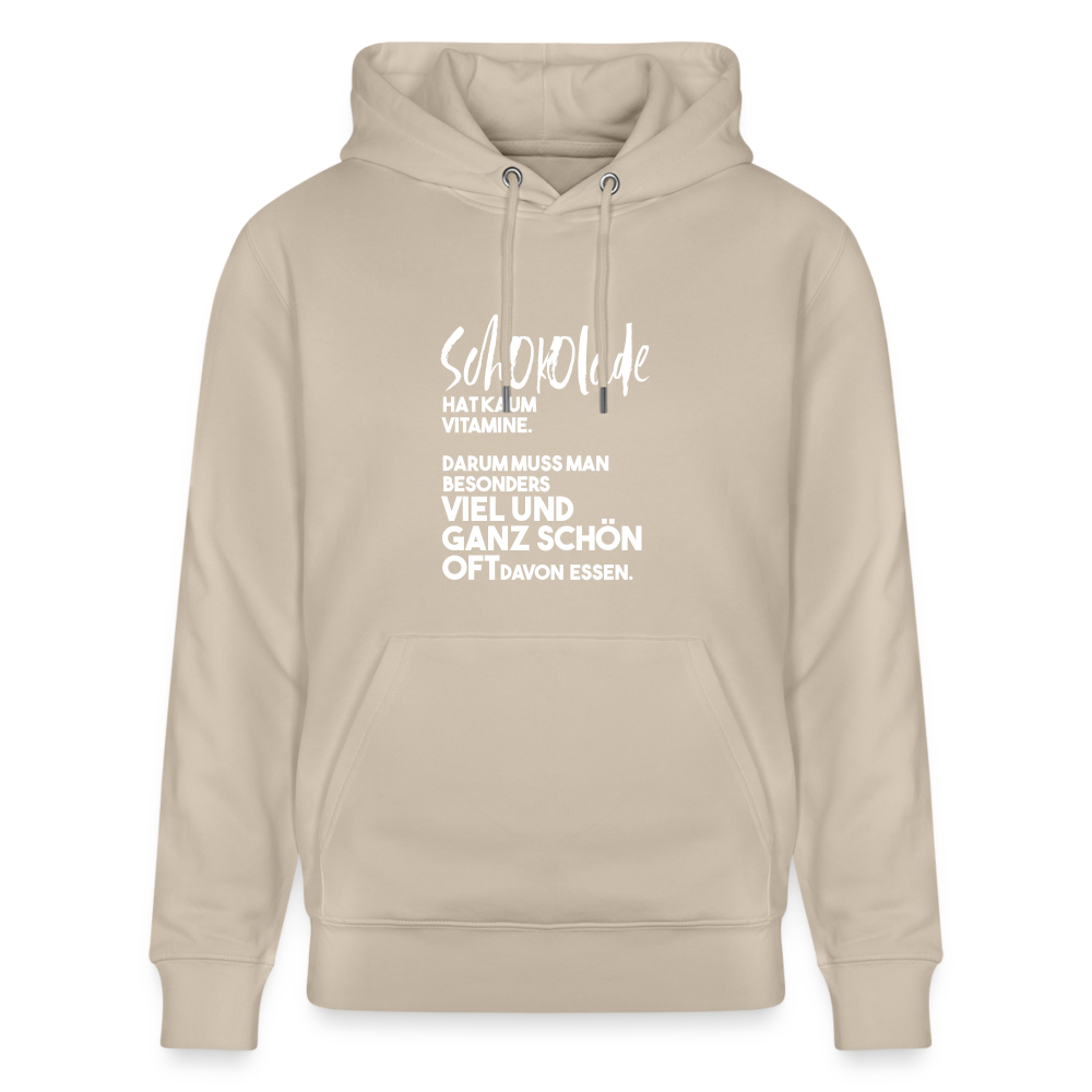 Hoodie mit Spruch Vitamine (unisex) - Beige