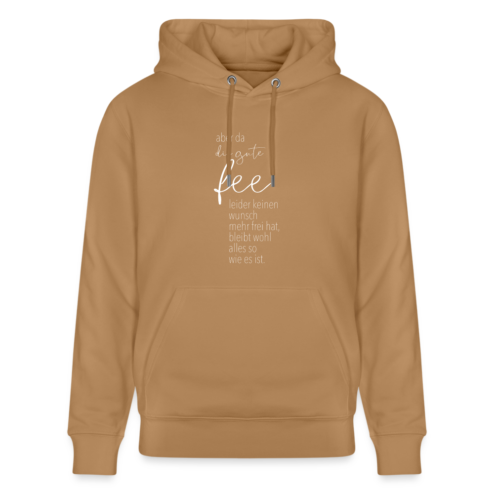 Hoodie mit Spruch Fee (unisex) - Latte