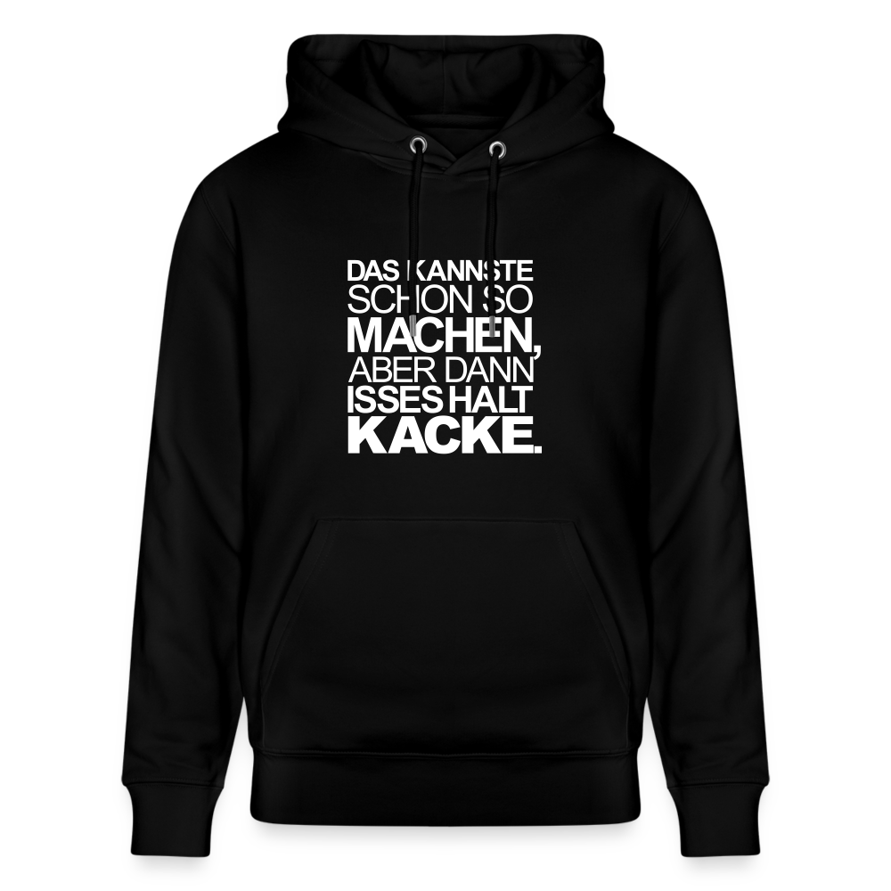 Hoodie mit Spruch Suboptimal (unisex) - Schwarz