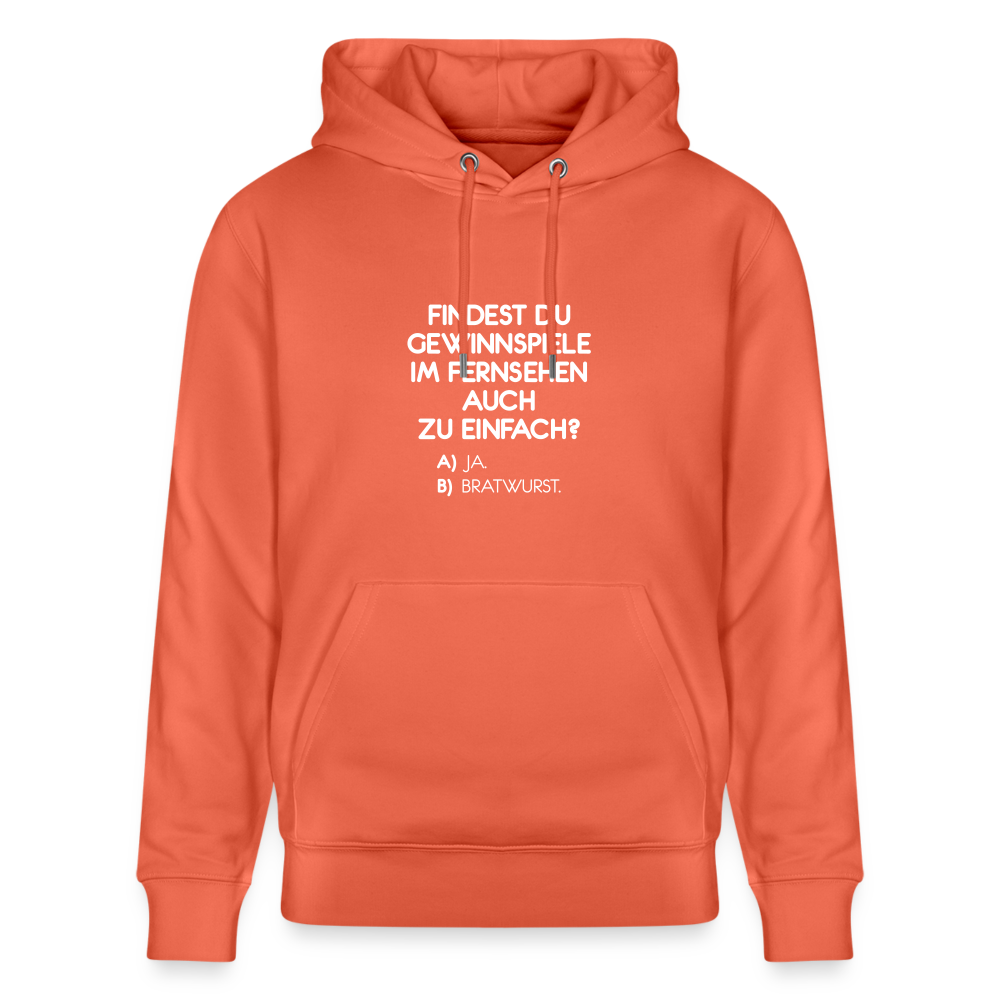 Hoodie mit Spruch Bratwurst (unisex) - Hellrot