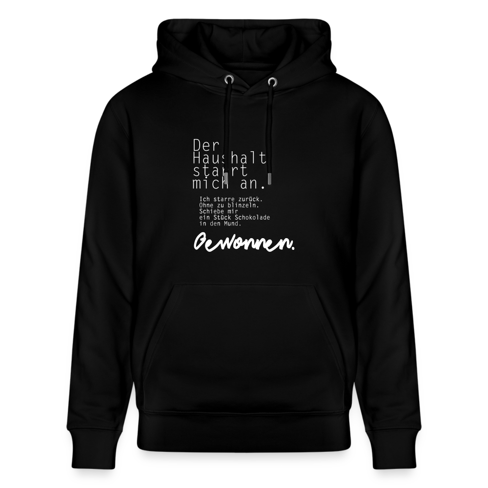 Hoodie mit Spruch Gewonnen (unisex) - Schwarz