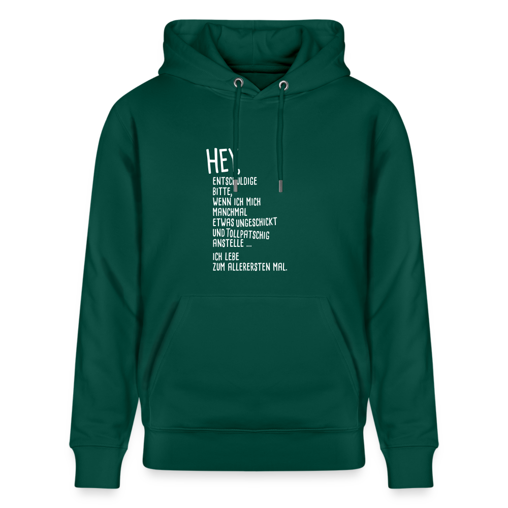 Hoodie mit Spruch Hey (unisex) - Forest