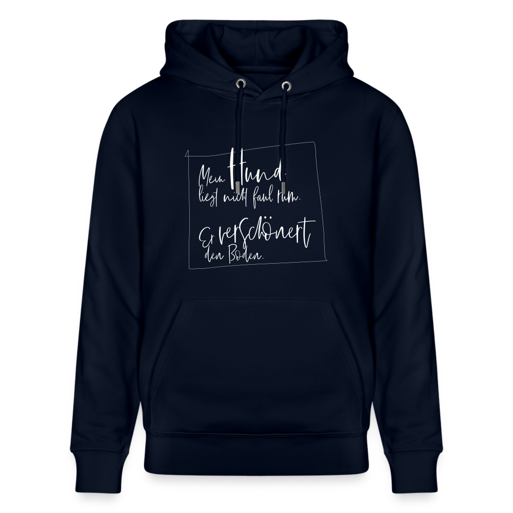 Hoodie mit Spruch Hund (unisex) - Navy
