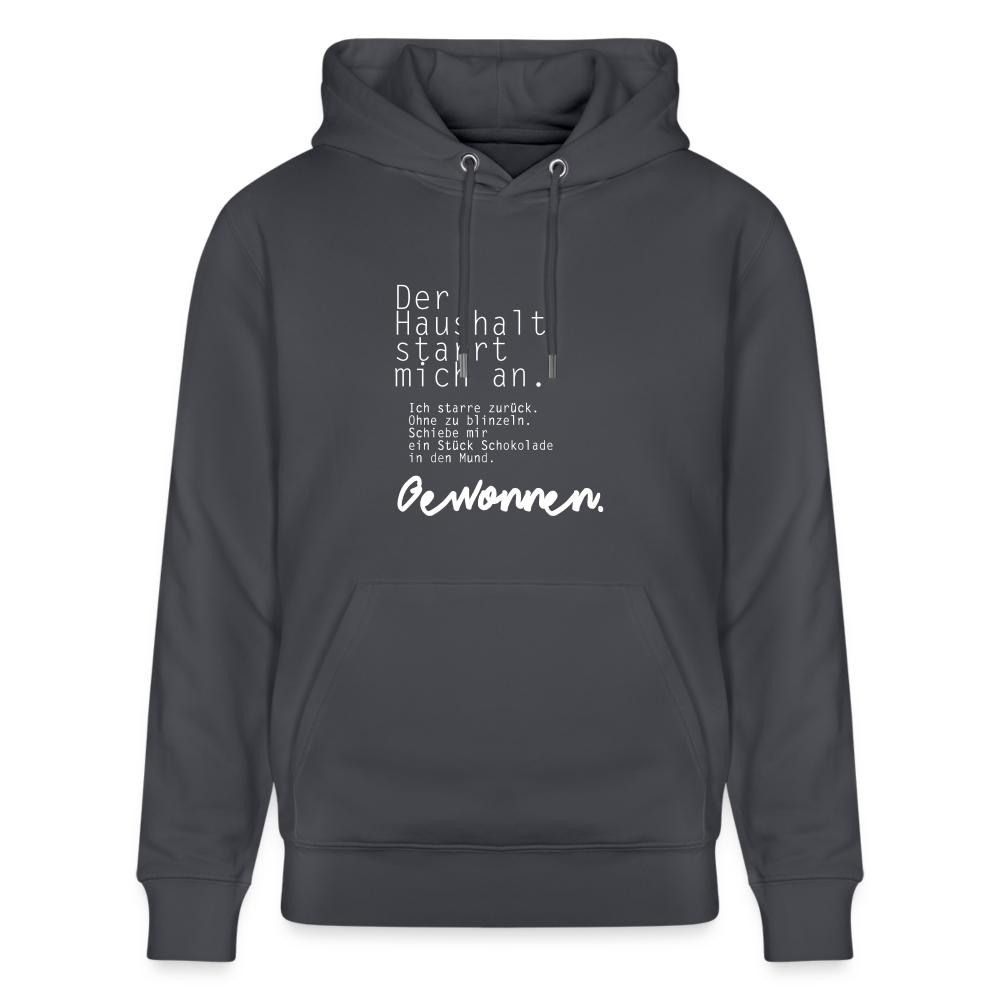 Hoodie mit Spruch Gewonnen (unisex) - Indigoblau