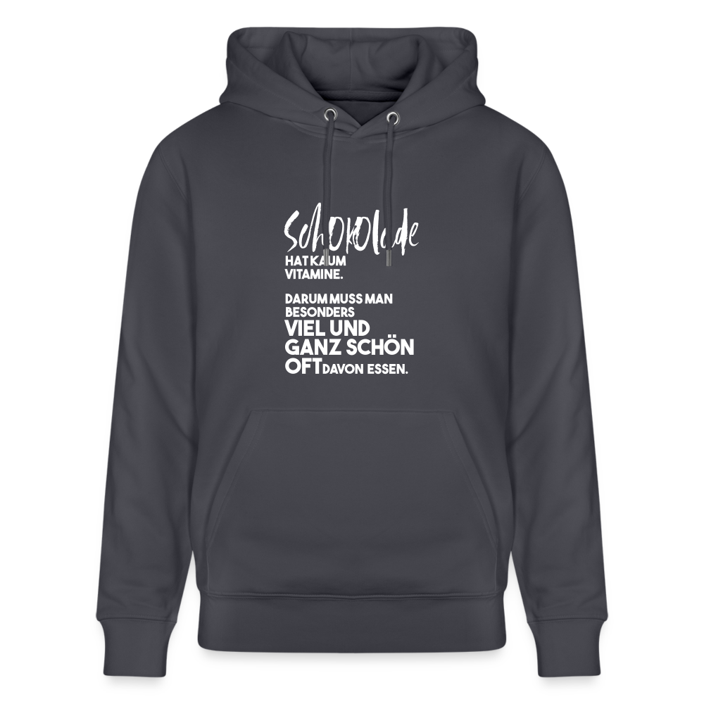 Hoodie mit Spruch Vitamine (unisex) - Indigoblau