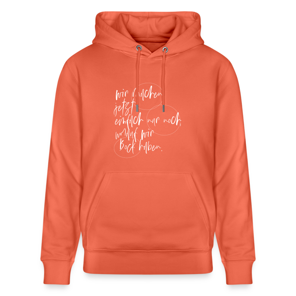 Hoodie mit Spruch Bock (unisex) - Hellrot