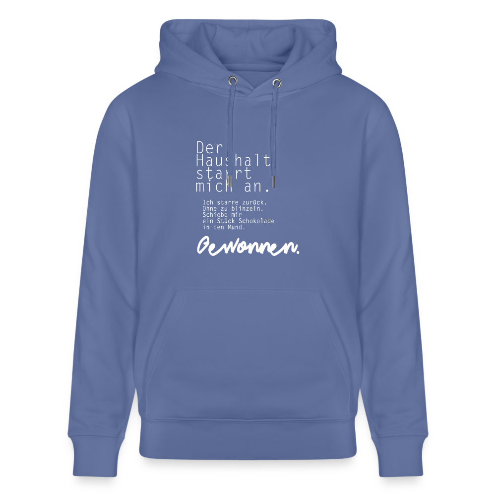 Hoodie mit Spruch Gewonnen (unisex) - Blau