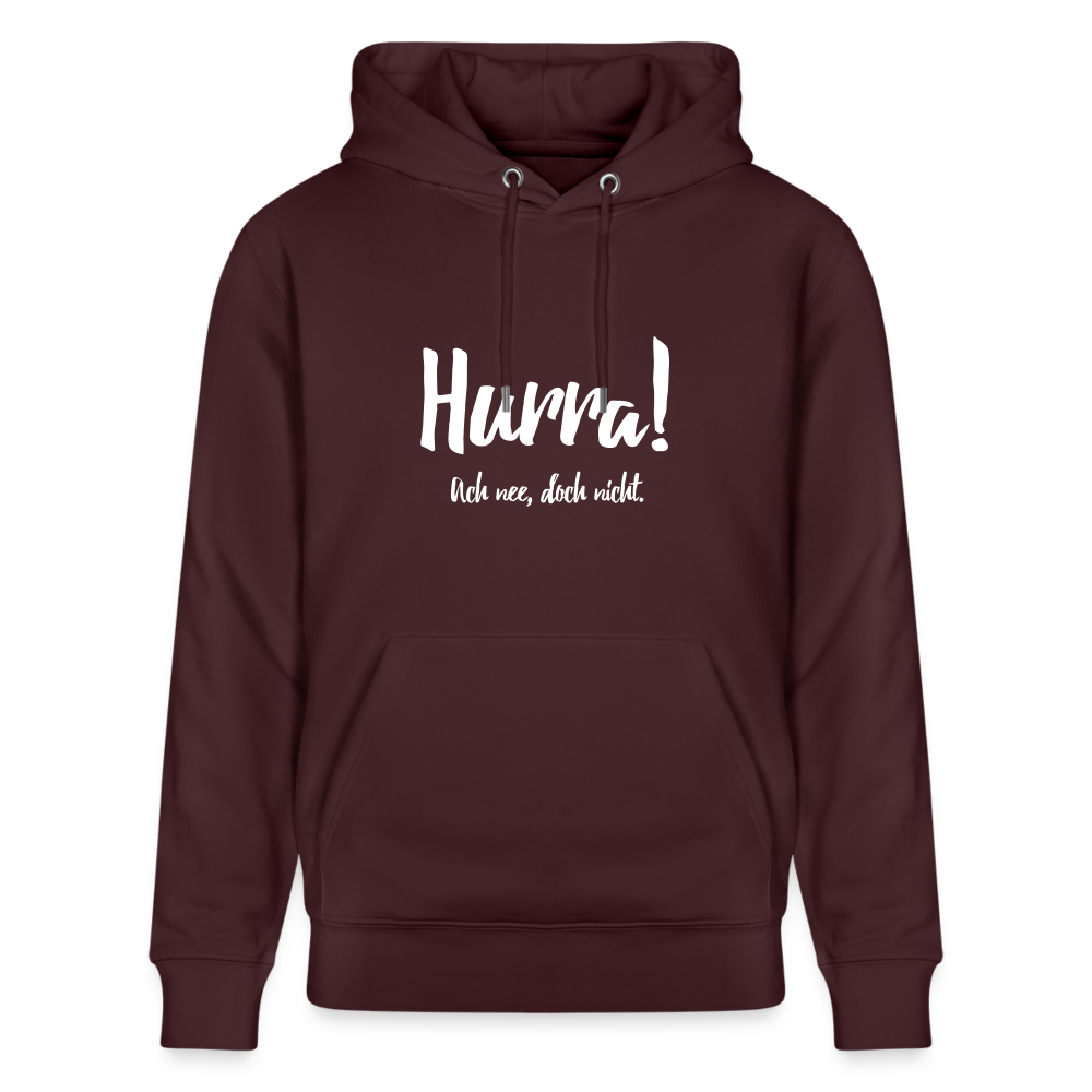 Hoodie mit Spruch Hurra (unisex) - Maroon