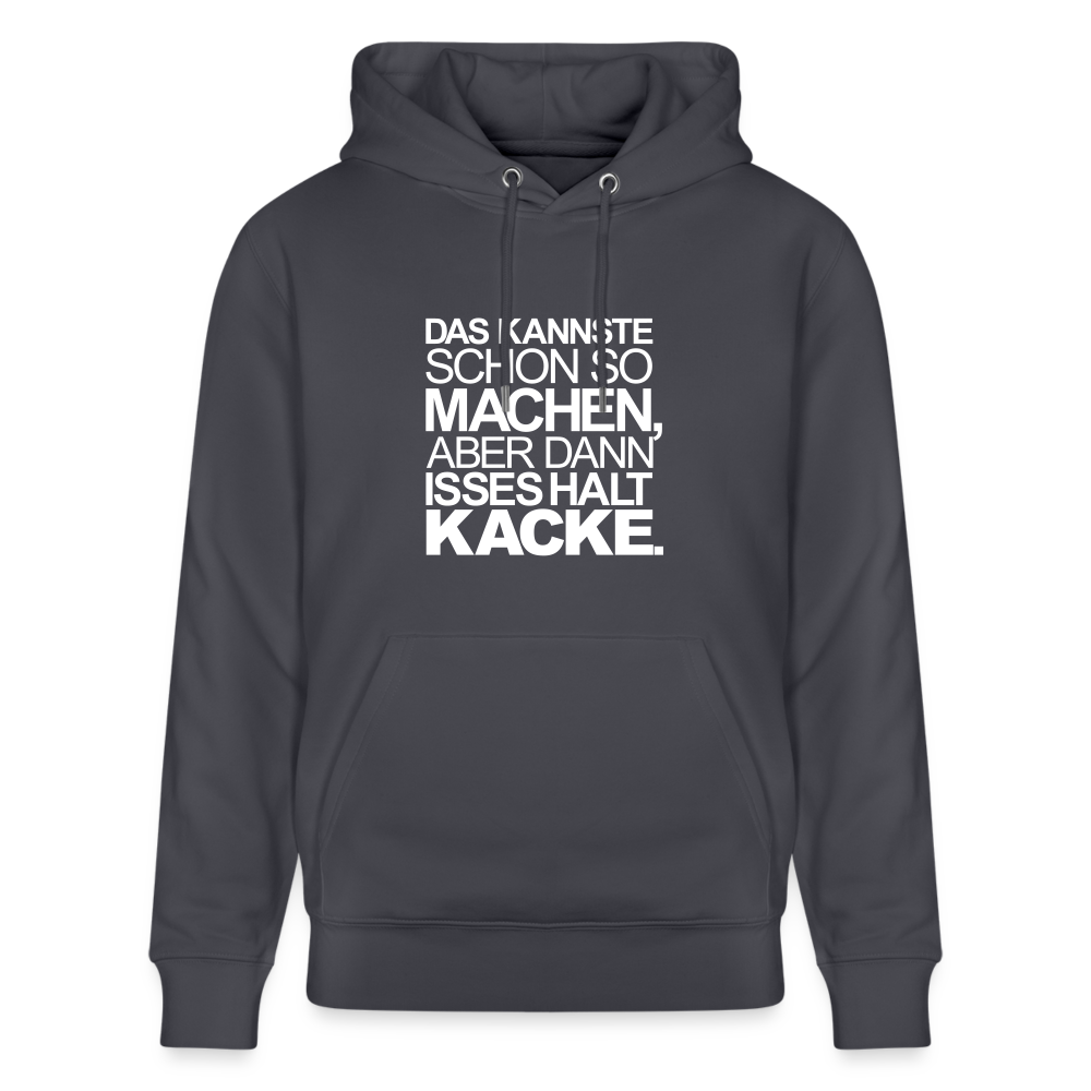 Hoodie mit Spruch Suboptimal (unisex) - Indigoblau