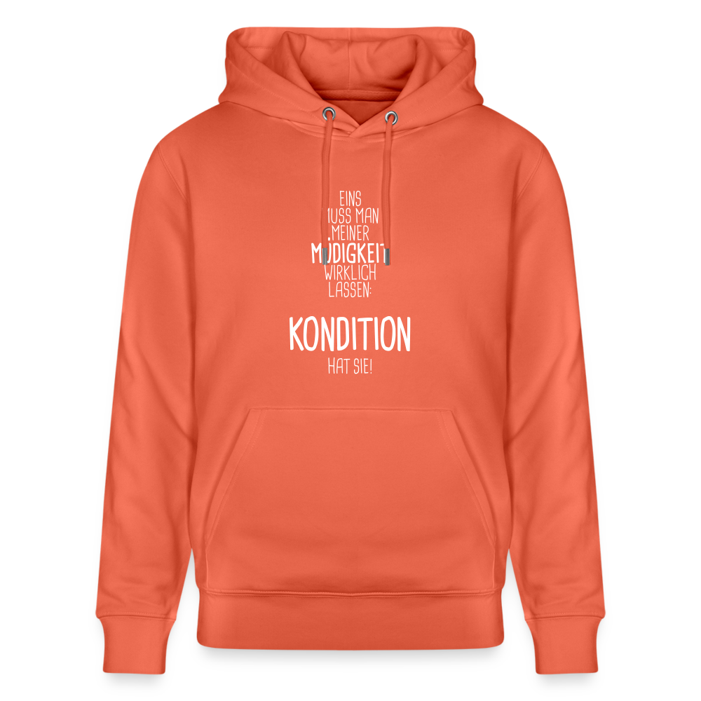 Hoodie mit Spruch Kondition (unisex) - Hellrot