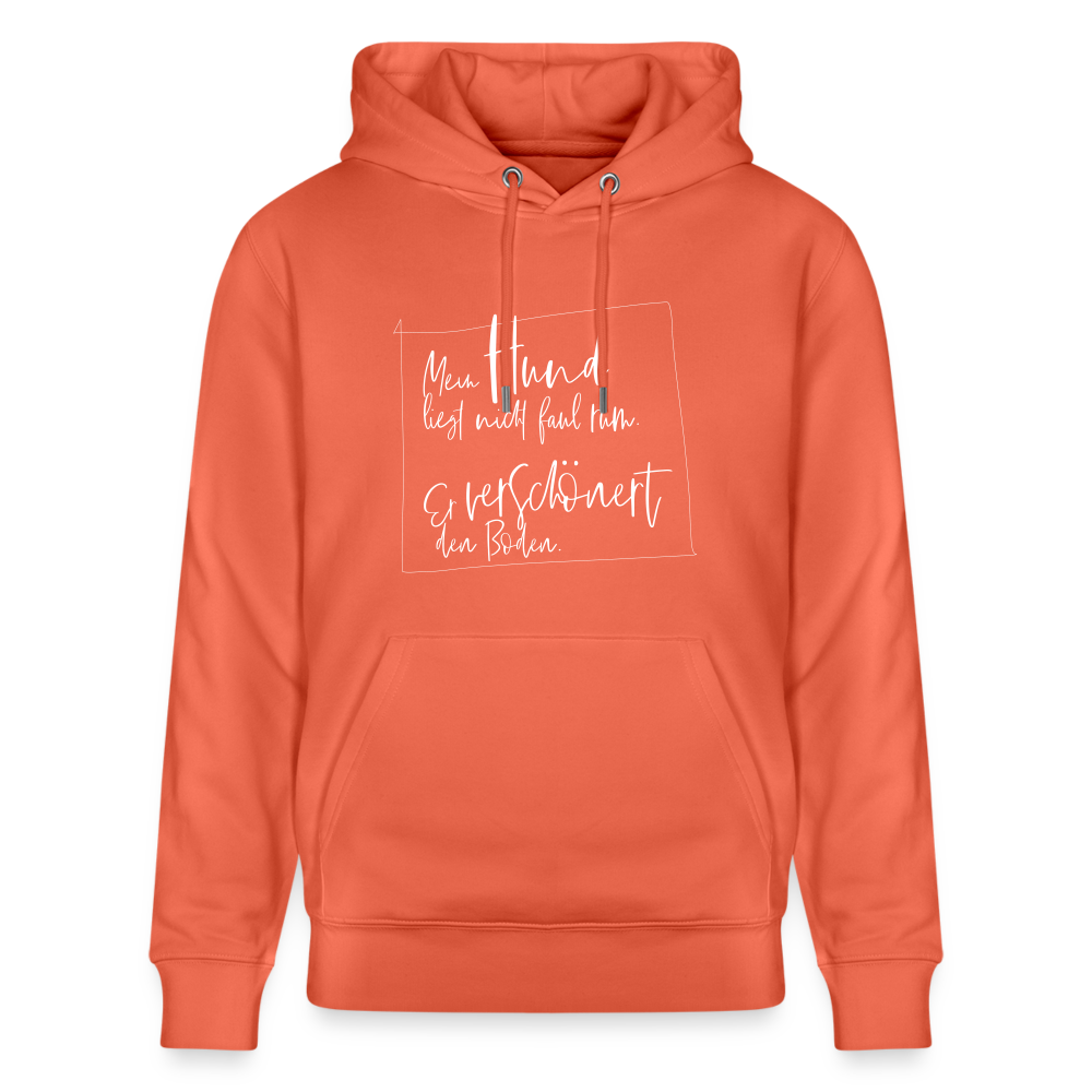 Hoodie mit Spruch Hund (unisex) - Hellrot