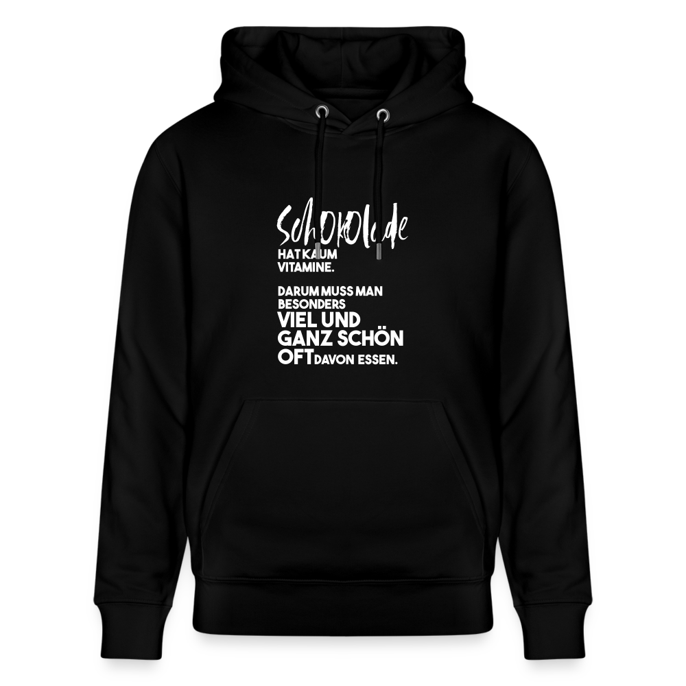 Hoodie mit Spruch Vitamine (unisex) - Schwarz