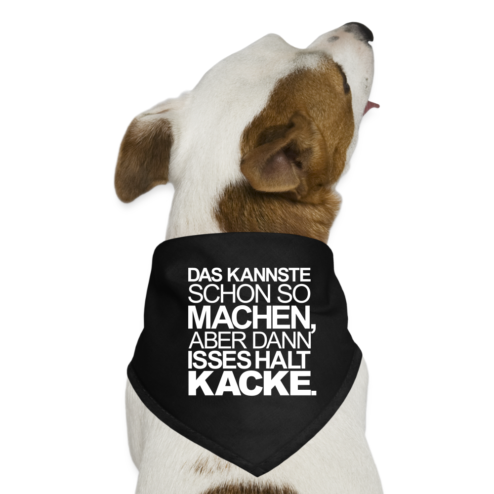 Suboptimal  Hunde Bandana / Halstuch - Schwarz