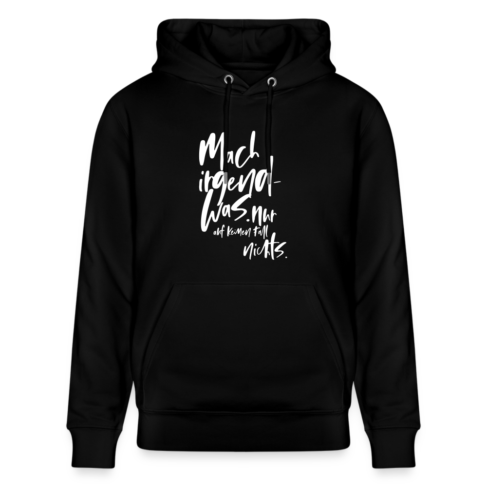 Hoodie mit Spruch Irgendwas (unisex) - Schwarz