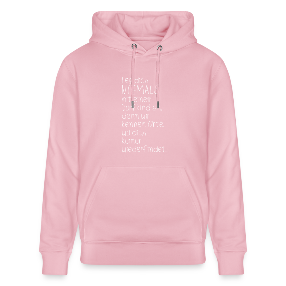 Hoodie mit Spruch Dorfkind (unisex) - Hellrosa