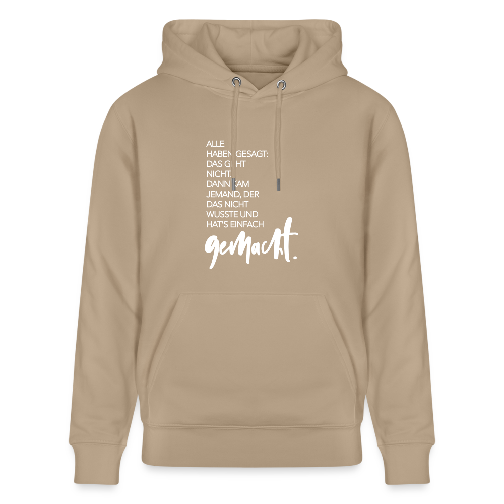 Hoodie mit Spruch Einer (unisex) - Beige