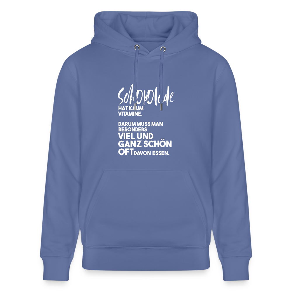 Hoodie mit Spruch Vitamine (unisex) - Blau