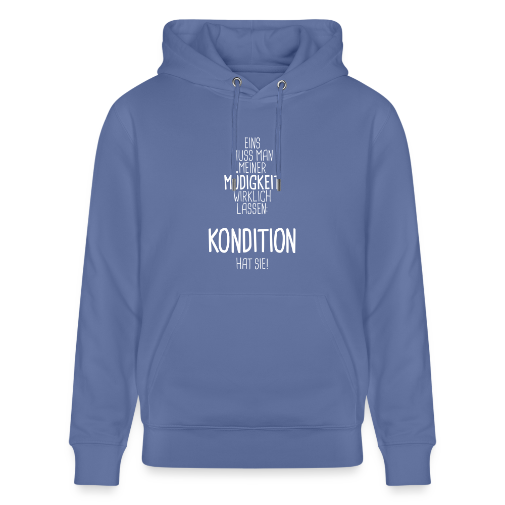 Hoodie mit Spruch Kondition (unisex) - Blau