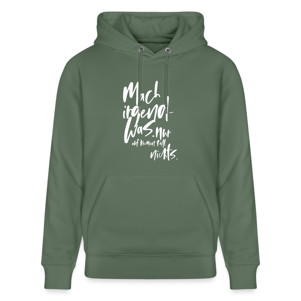 Hoodie mit Spruch Irgendwas (unisex) - Tanngrün