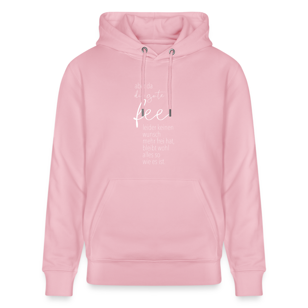 Hoodie mit Spruch Fee (unisex) - Hellrosa