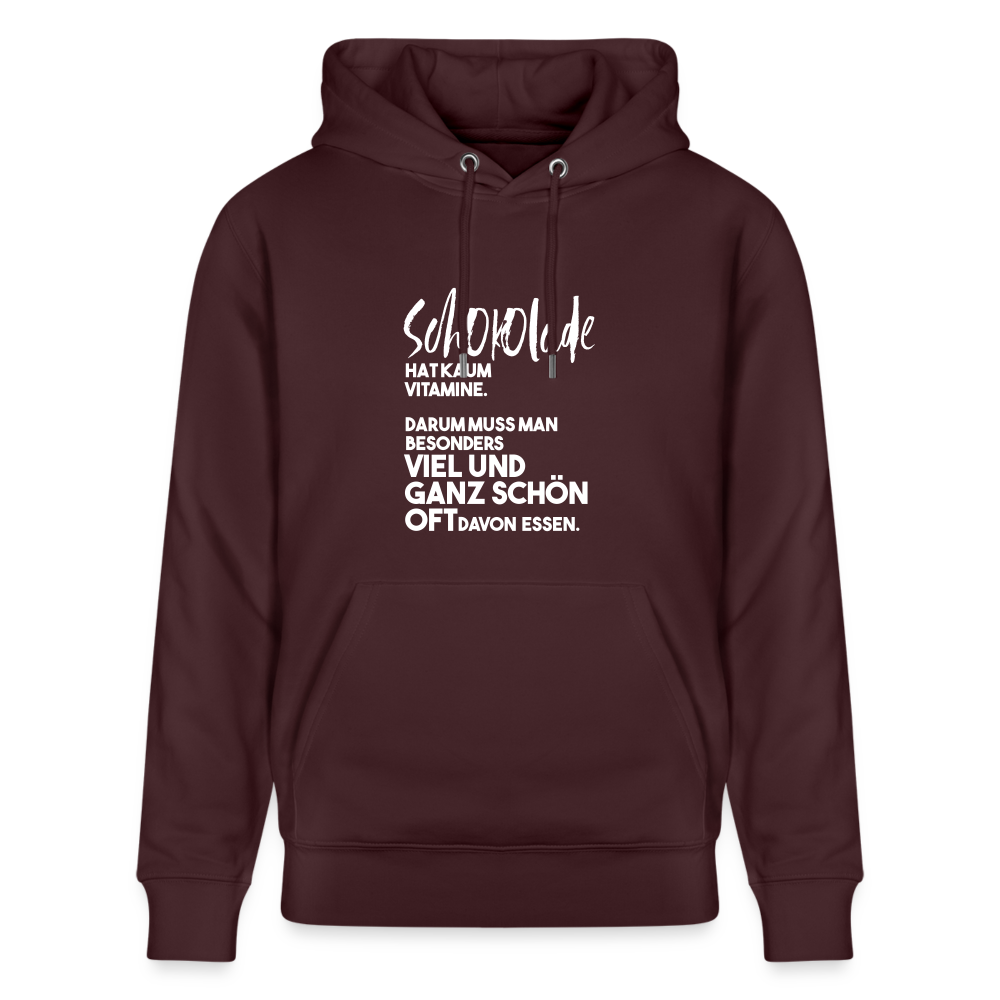 Hoodie mit Spruch Vitamine (unisex) - Maroon