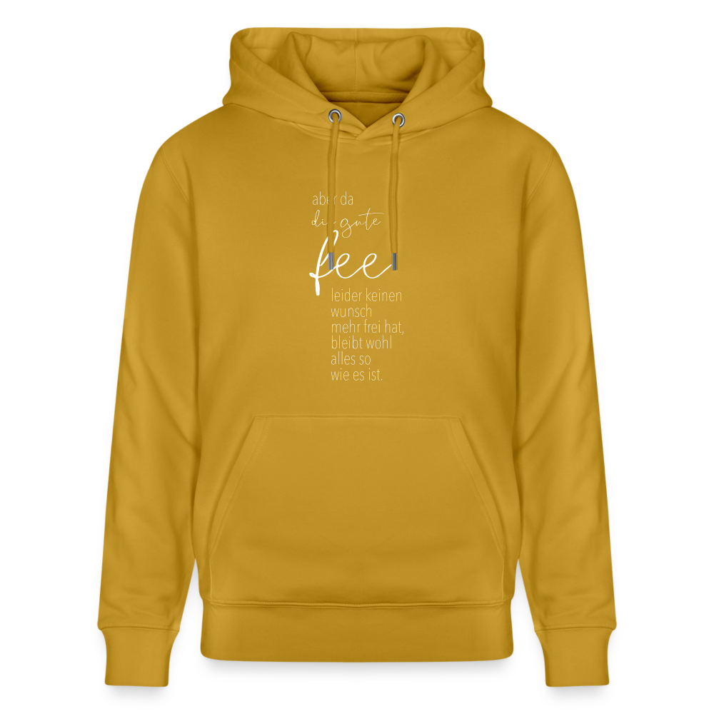 Hoodie mit Spruch Fee (unisex) - Ocker