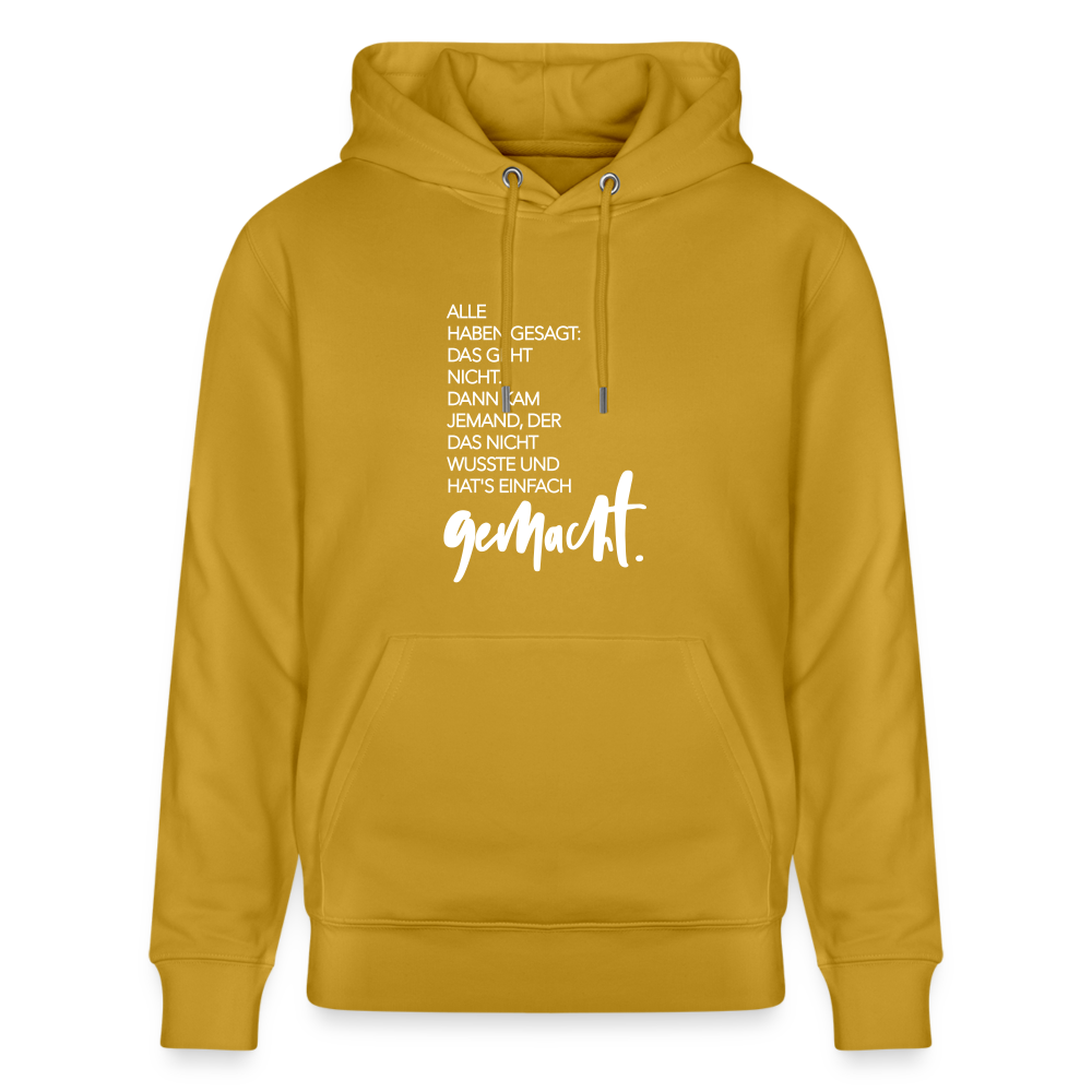 Hoodie mit Spruch Einer (unisex) - Ocker