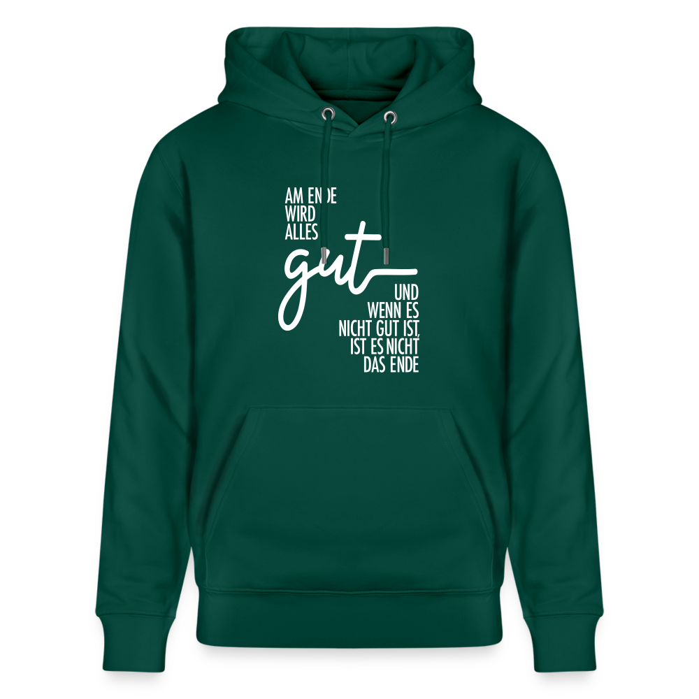 Hoodie mit Spruch ALLES GUT  (unisex) - Forest