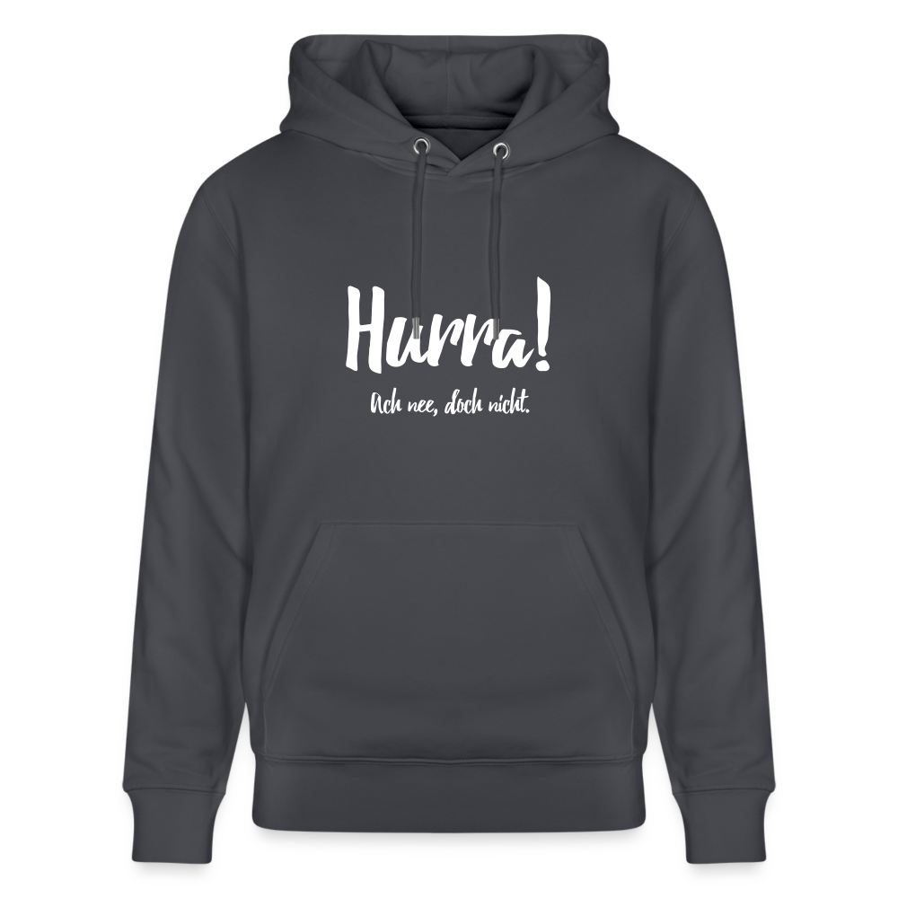 Hoodie mit Spruch Hurra (unisex) - Indigoblau