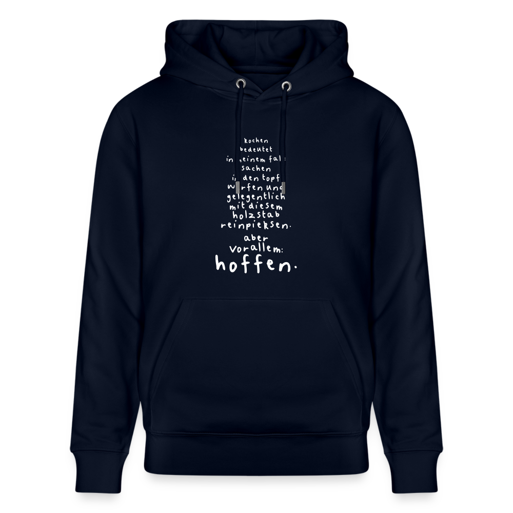 Hoodie mit Spruch Kochen (unisex) - Navy