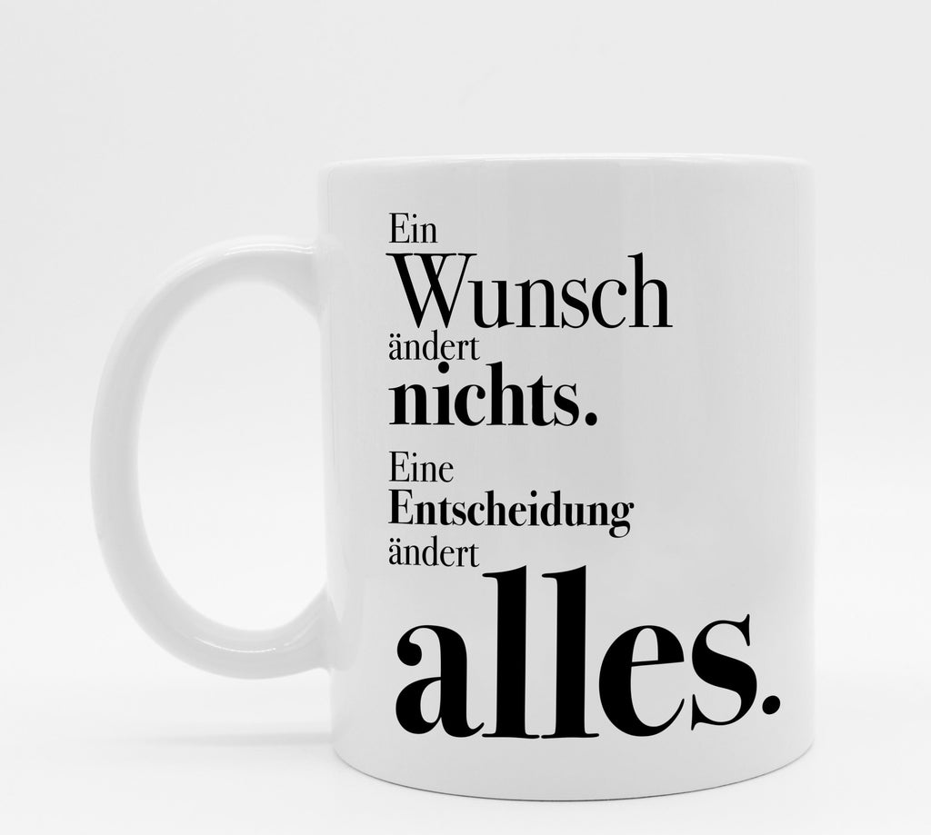 Tasse mit Spruch Alles