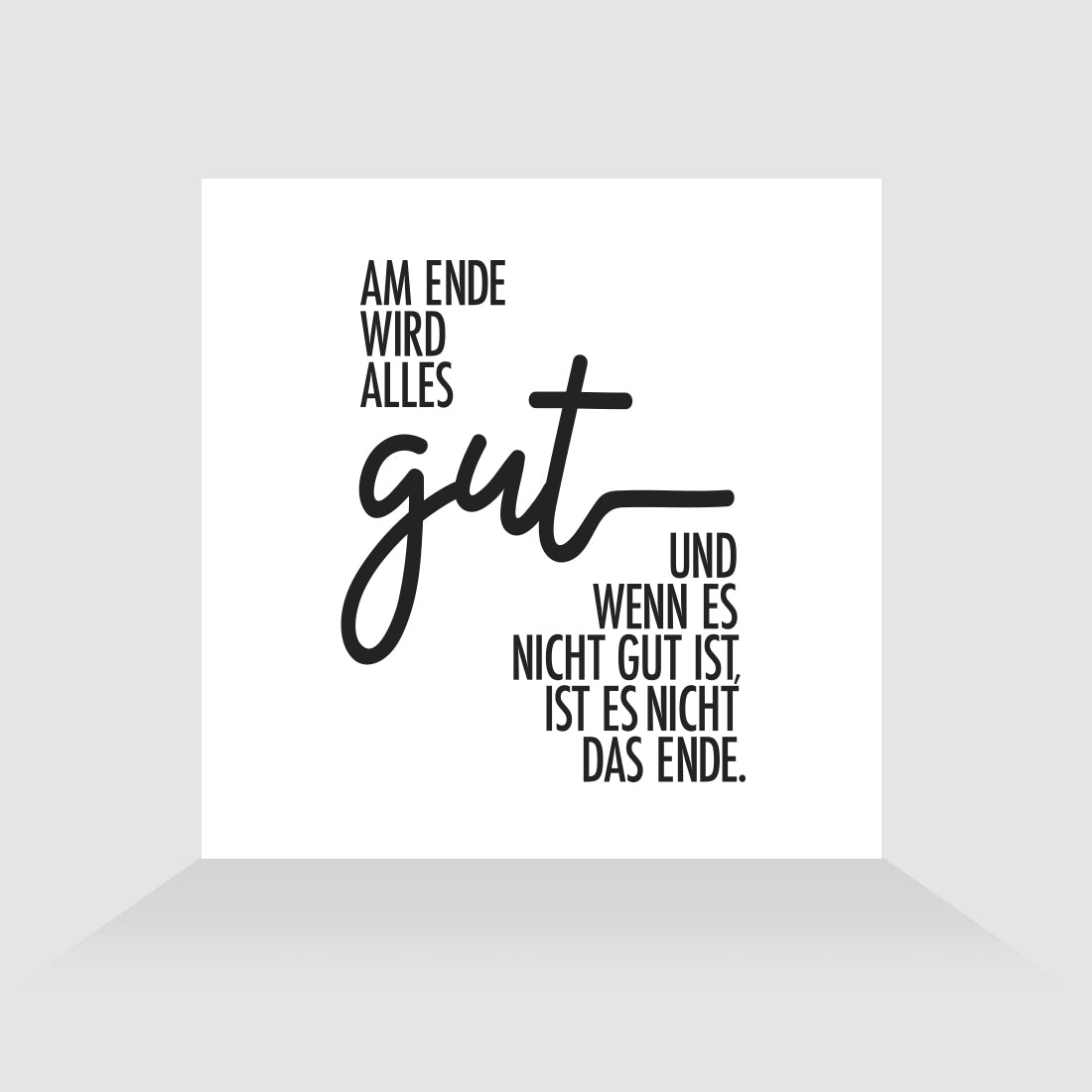 Kühlschrankmagnet Alles gut