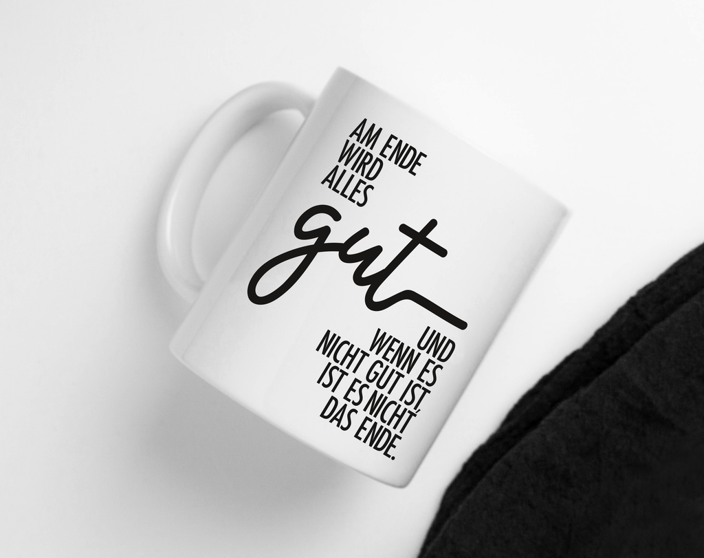 Tasse mit Spruch Alles gut
