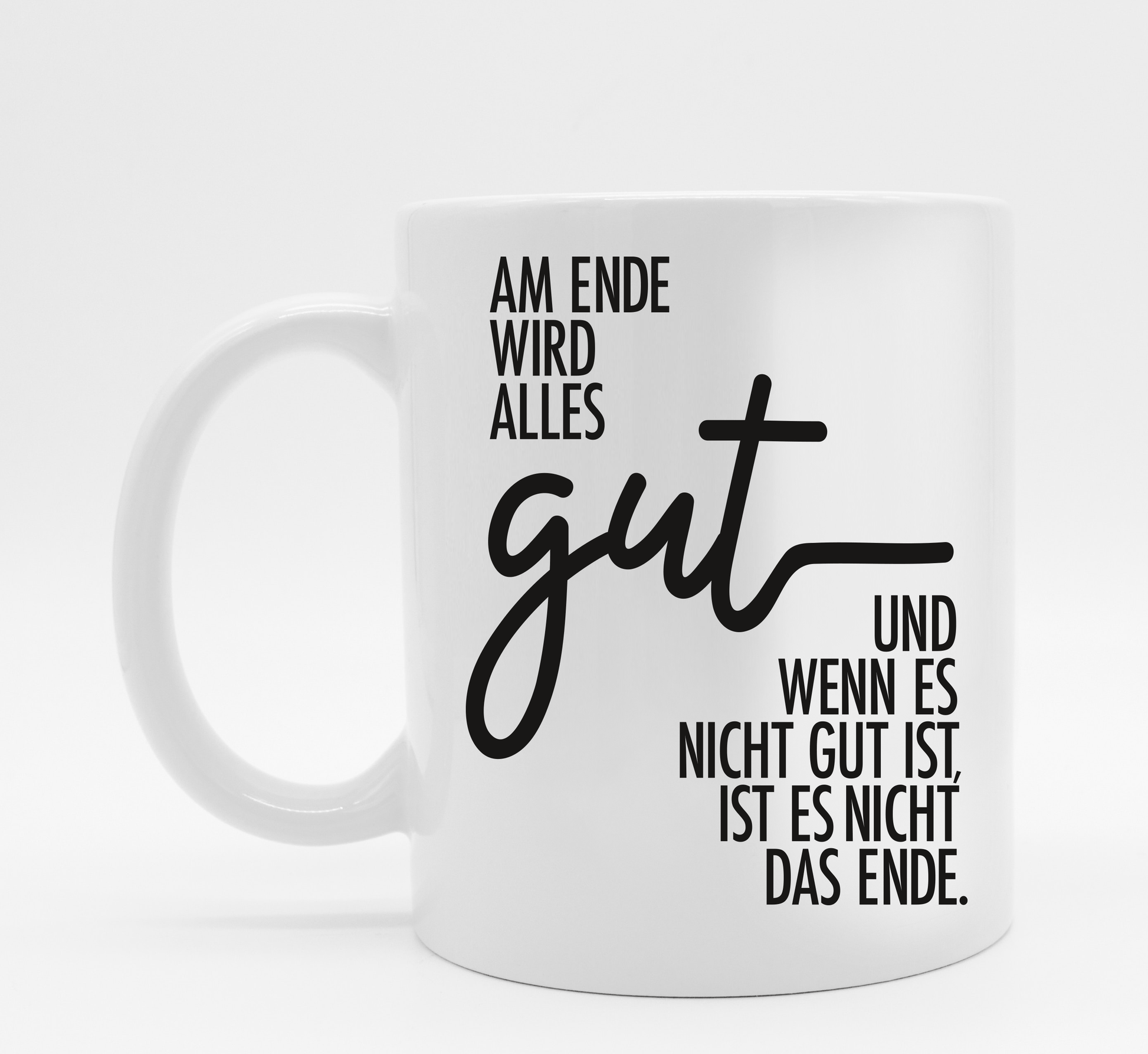 Tasse mit Spruch Alles gut