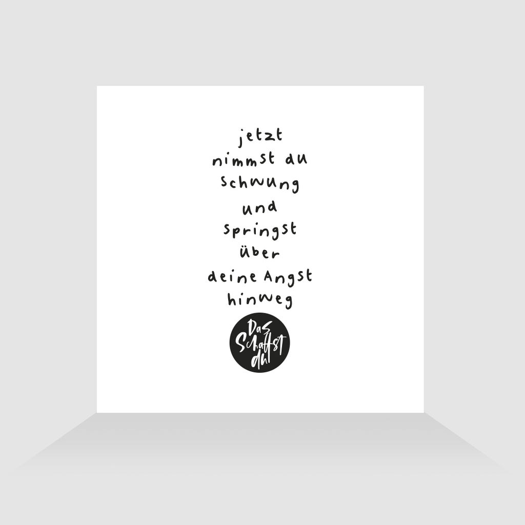 Kühlschrankmagnet Angst