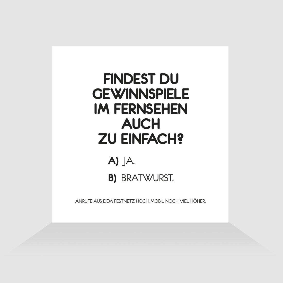 Kühlschrankmagnet Bratwurst