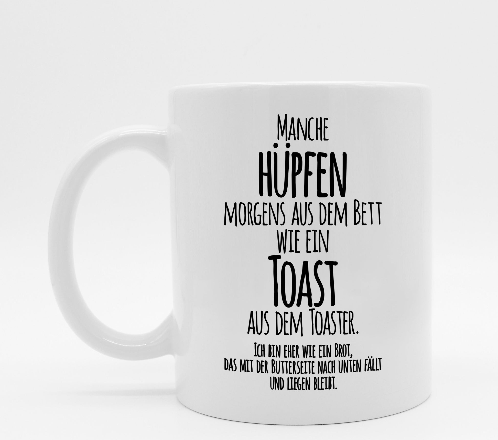 Tasse mit Spruch Brot