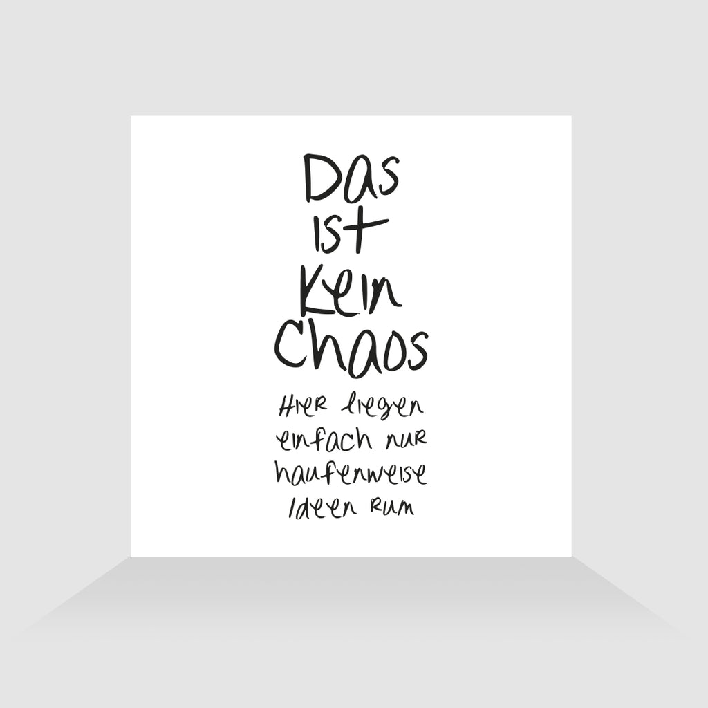 Kühlschrankmagnet Chaos
