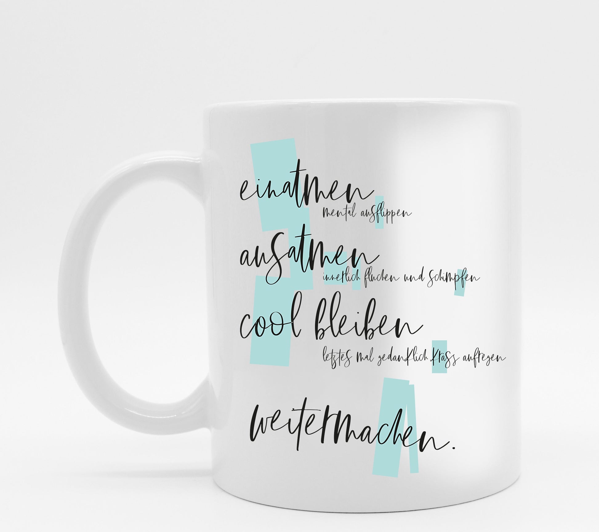 Tasse mit Spruch Cool bleiben