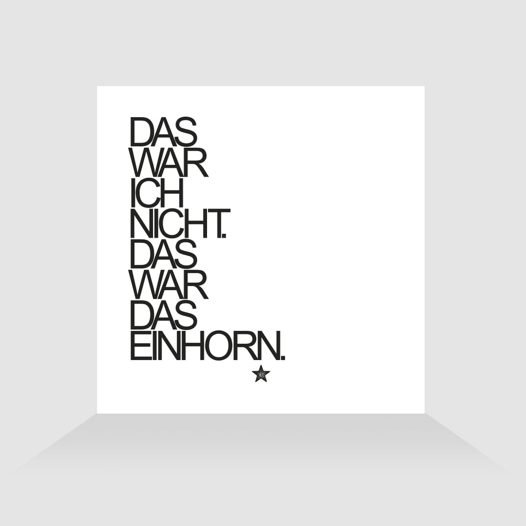 Kühlschrankmagnet Das war ich nicht