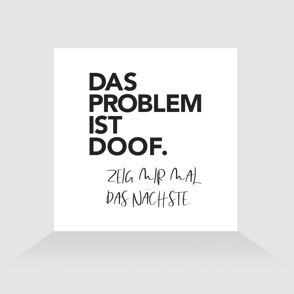 Kühlschrankmagnet Doof