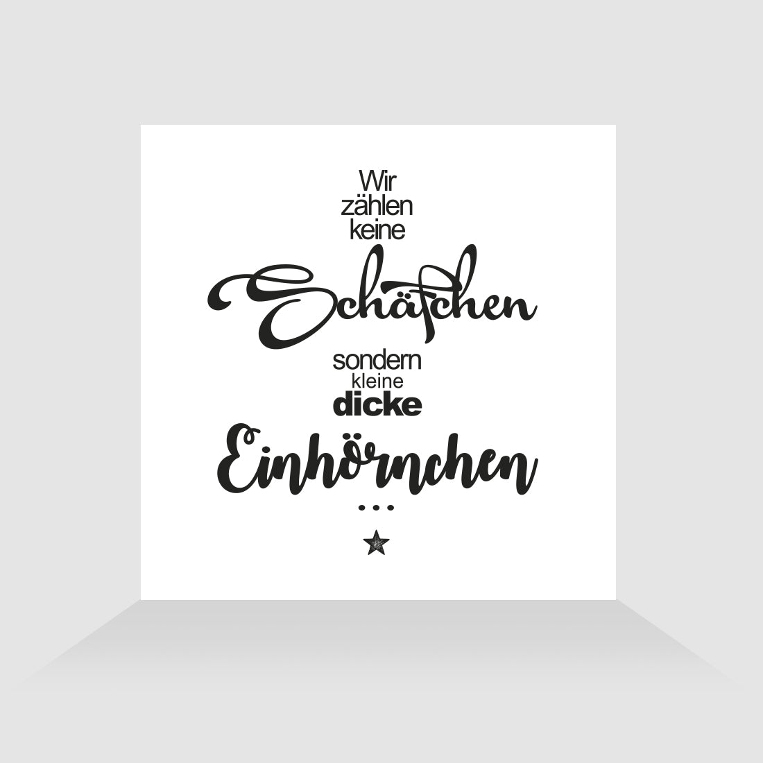 Kühlschrankmagnet Einhörnchen