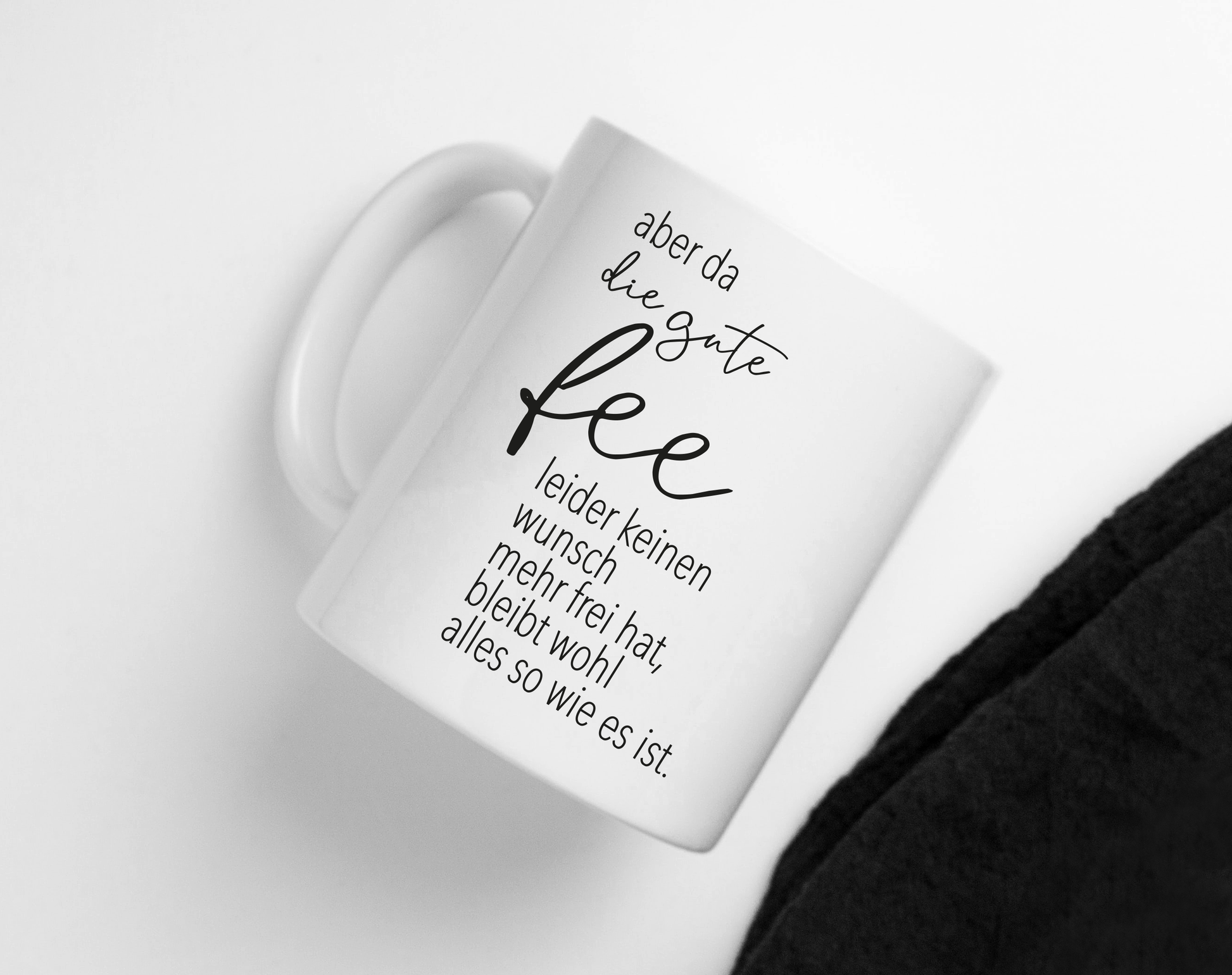 Tasse mit Spruch Fee