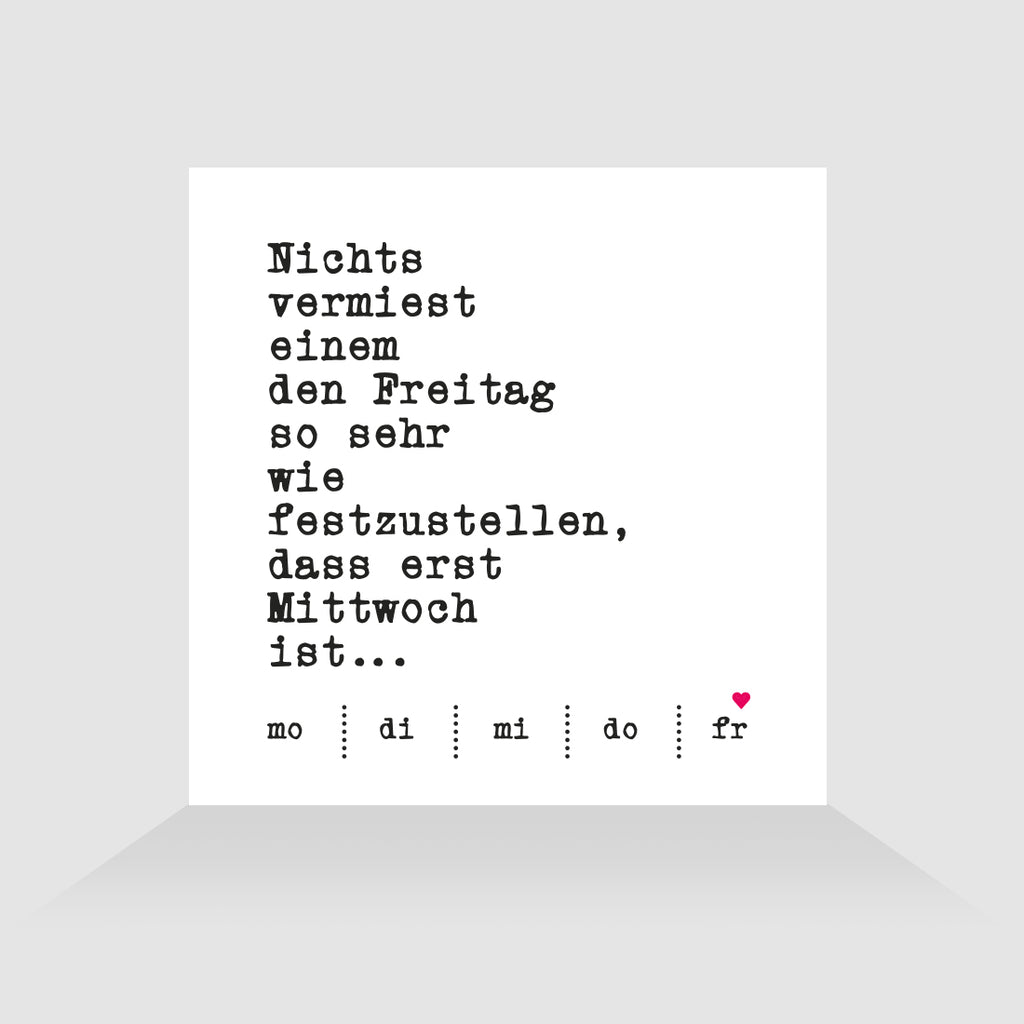 Kühlschrankmagnet Freitag