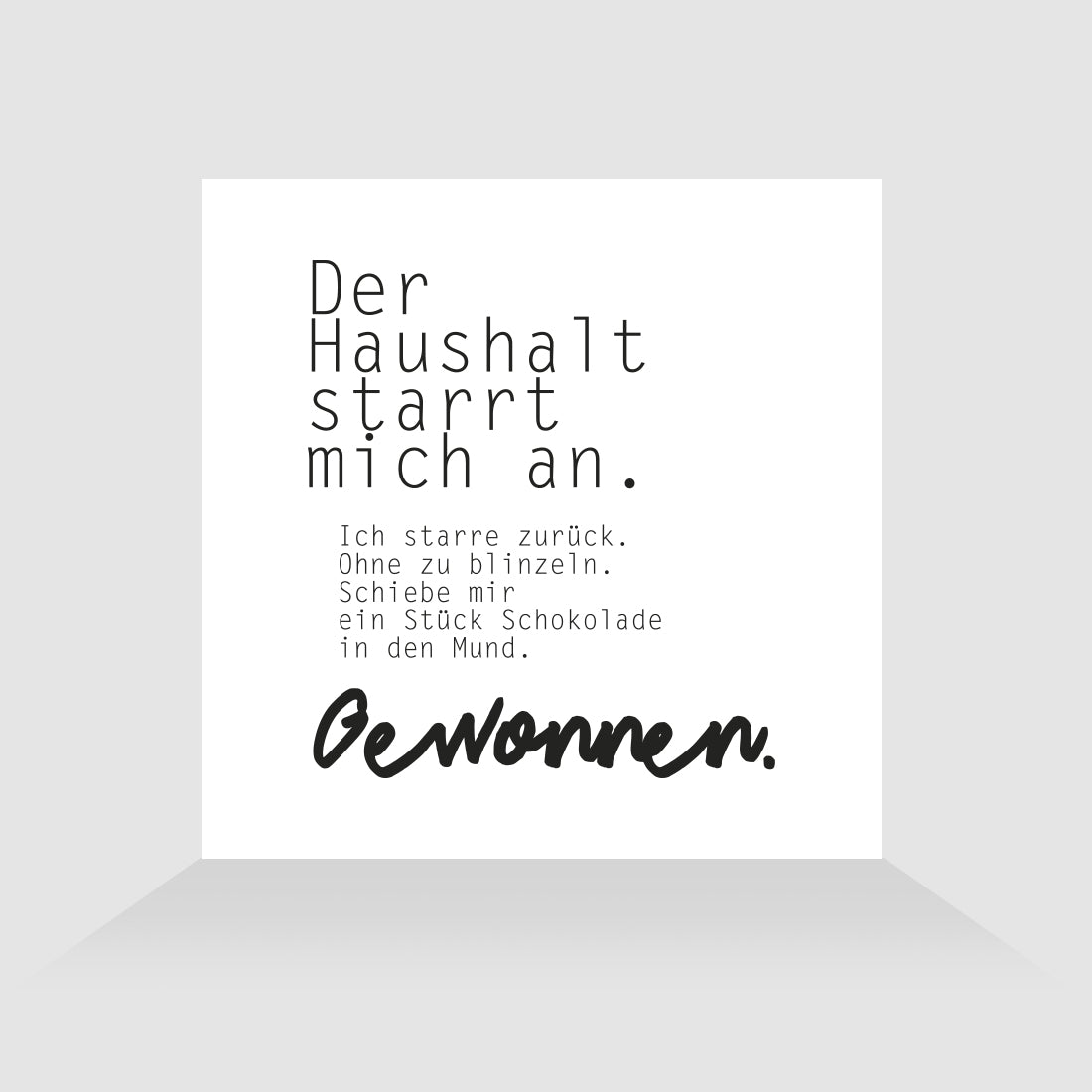 Kühlschrankmagnet Gewonnen