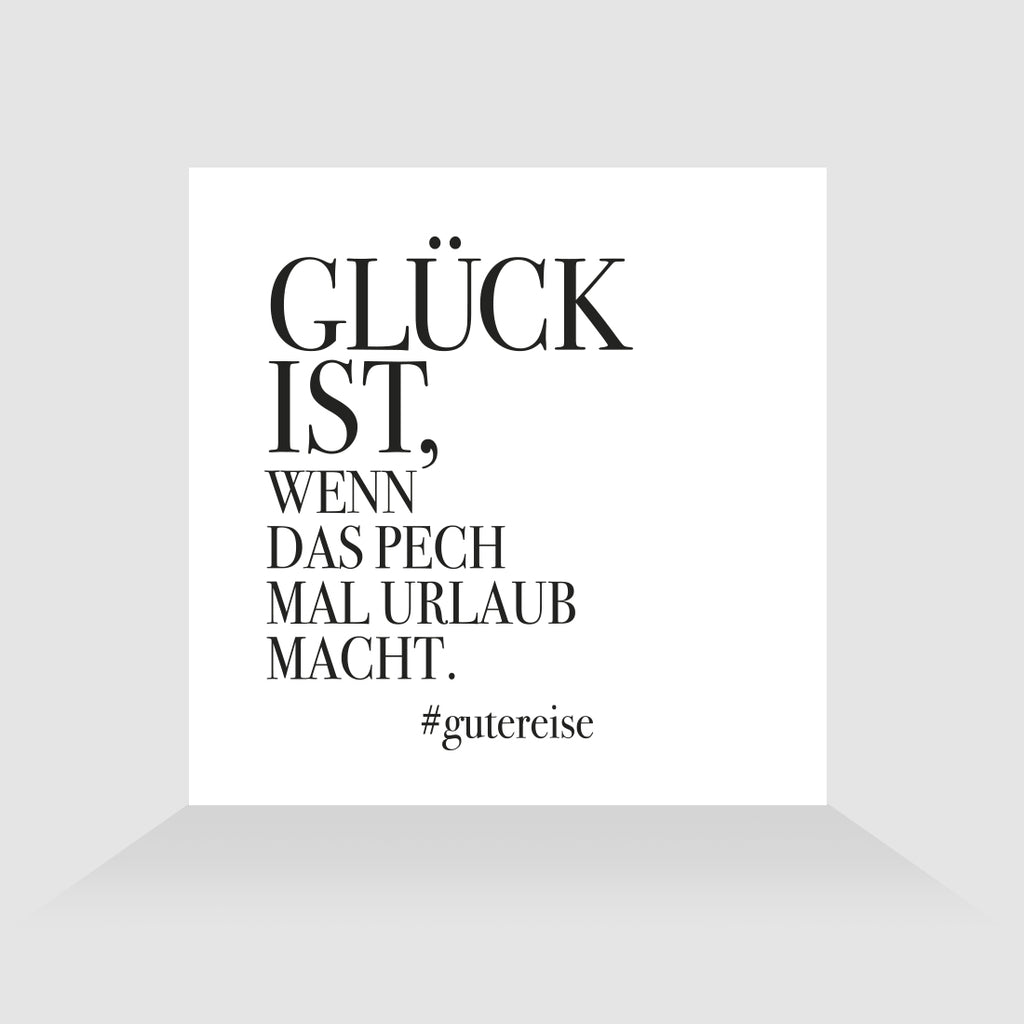 Kühlschrankmagnet Glück ist